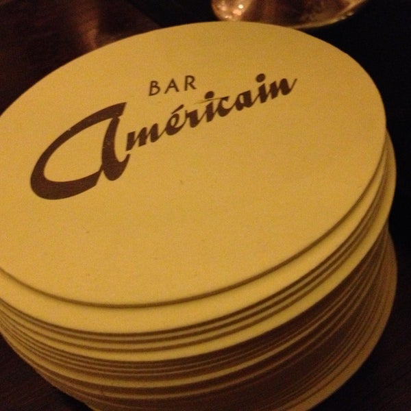 Photo taken at Bar Americain by Christian J. on 6/27/2013