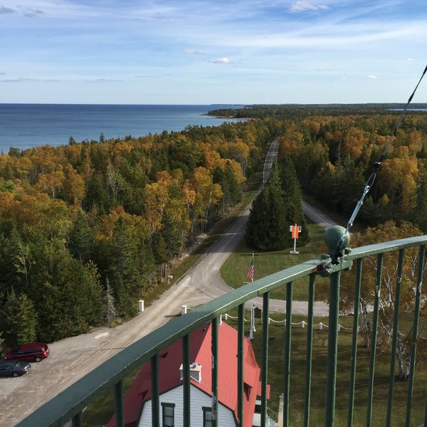 Photo taken at New Presque Isle Lighthouse by Joel H. on 10/11/2015