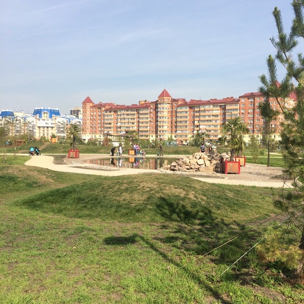Отзыв о Парк им. 400-летия города Красноярска (Россия, Красноярск) Тихий семейны