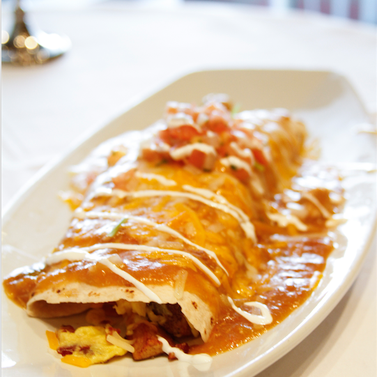 Try our Lucy favorite breakfast burrito: Lucita Burrito!