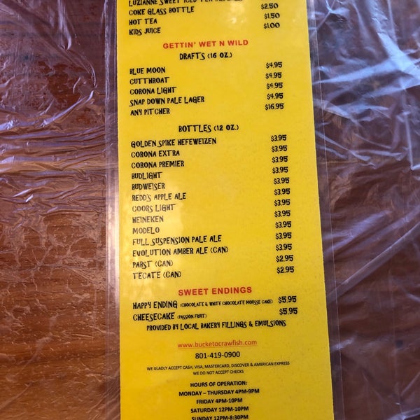 Bucket O' Crawfish Seafood Restaurant