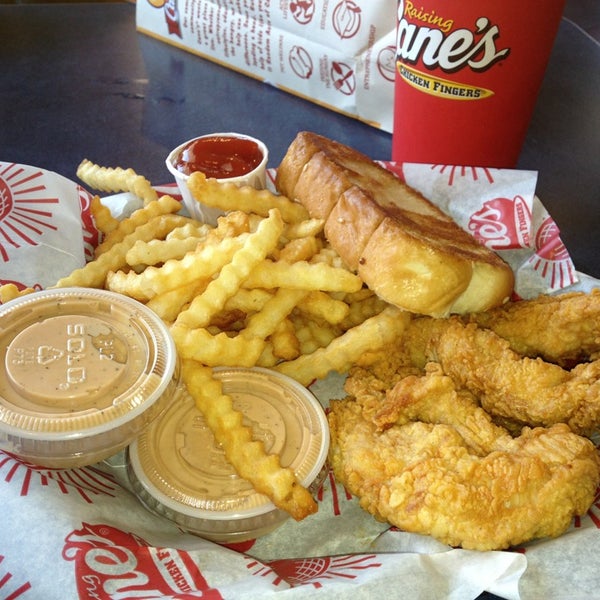 Photo taken at Raising Cane&#39;s Chicken Fingers by Gail on 6/4/2013