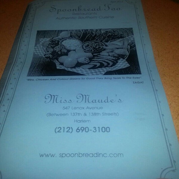 Photo taken at Miss Maude Spoonbread Too by Sabrina P. on 8/14/2013