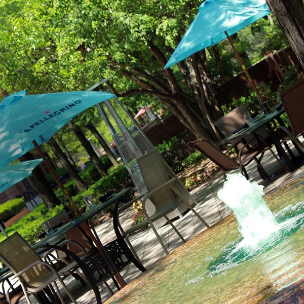 It's a beautiful day! May we suggest lunch on the Carlucci Patio!