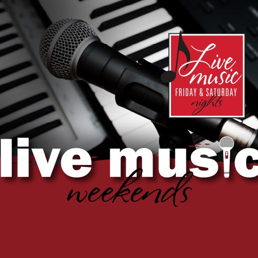 Enjoy Live music on weekends in the Carlucci Bar! This weekend features Liz Berg (Friday) and The Kent Anderson Trio (Saturday).