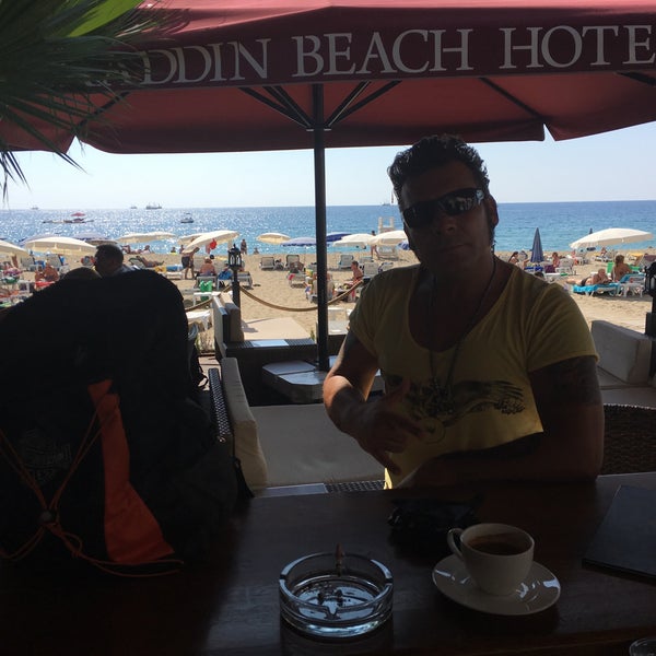 Photo taken at Alaaddin Beach Hotel by Savaş G. on 10/3/2017