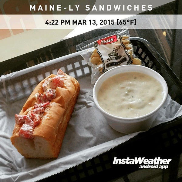 Снимок сделан в Maine-ly Sandwiches пользователем Tony B. 3/13/2015