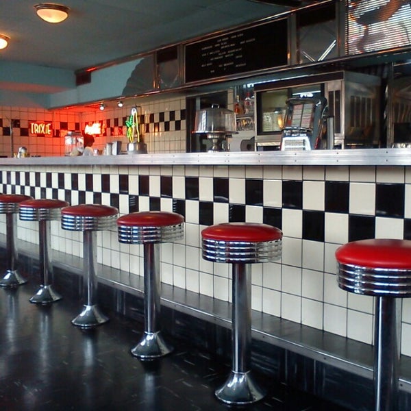 Photo taken at TRIXIE American Diner by Romi D. on 2/2/2013