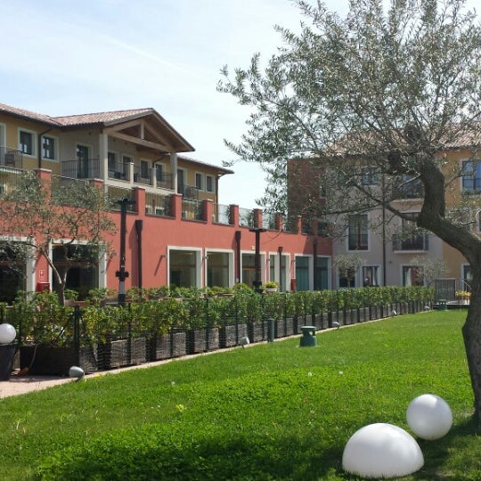 Photo taken at Hotel Parchi del Garda by Enrico T. on 4/10/2014