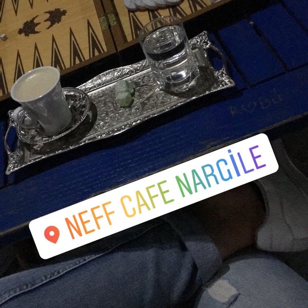 Photo taken at Neff Cafe &amp; Nargile by Yunus Emre K. on 9/3/2019