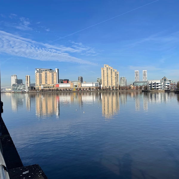 Photo taken at Salford Quays by Scott H. on 2/6/2023