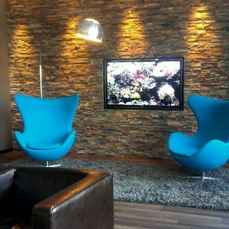 Photo taken at Motel One München-Garching by Iveta A. on 5/5/2013