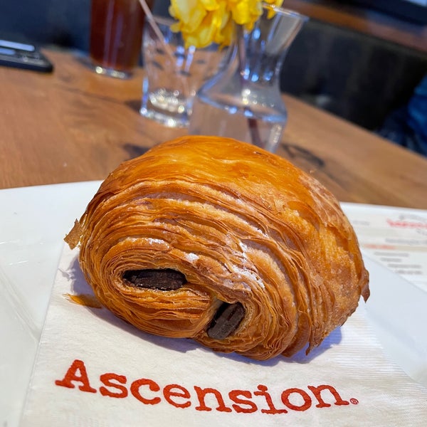 Flakiest chocolate croissant I’ve probably ever had!