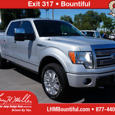 The 2010 Ford F-150 Platinum has a 5.40 liter 8 Cyl. engine, one previous owner, and it has a crash test rating of 5 out of 5 stars! Interested? http://www.bountifulchryslerjeep.com/index.htm
