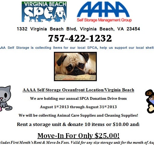 Aaaa Self Storage Moving Virginia Beach Dandk Organizer