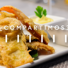Entradas crujientes para compartir: Prueba nuestros vegetales bañados en tempura tradicional con mayonesa japonesa, salsa soya y teriyaki • $17.500. Reserva al (321) 904.1217 #PruebaTamarine.