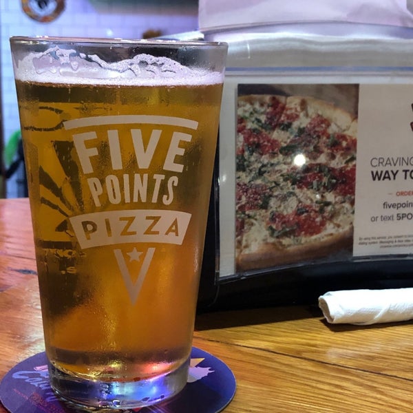 Photo taken at Five Points Pizza by Dani on 5/18/2019