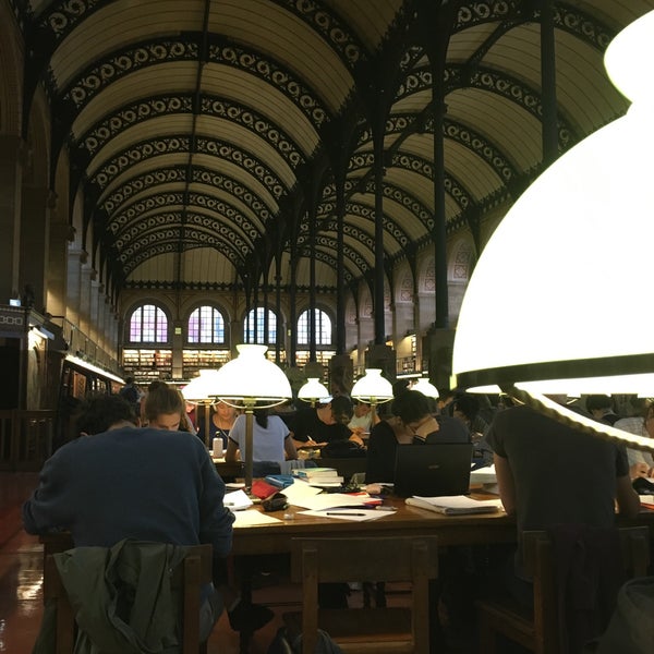 Photo taken at Bibliothèque Sainte-Geneviève by Hugh S. on 9/24/2018