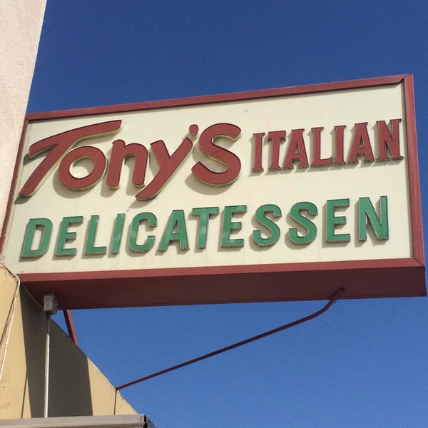 Tony's Deli opened in 1969.