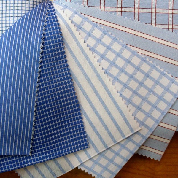 Over 2,200 choices of shirting fabrics for you to choose from
