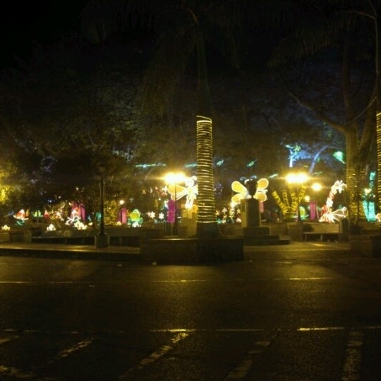 Photo taken at Parque Principal De Caldas by German G. on 1/5/2013