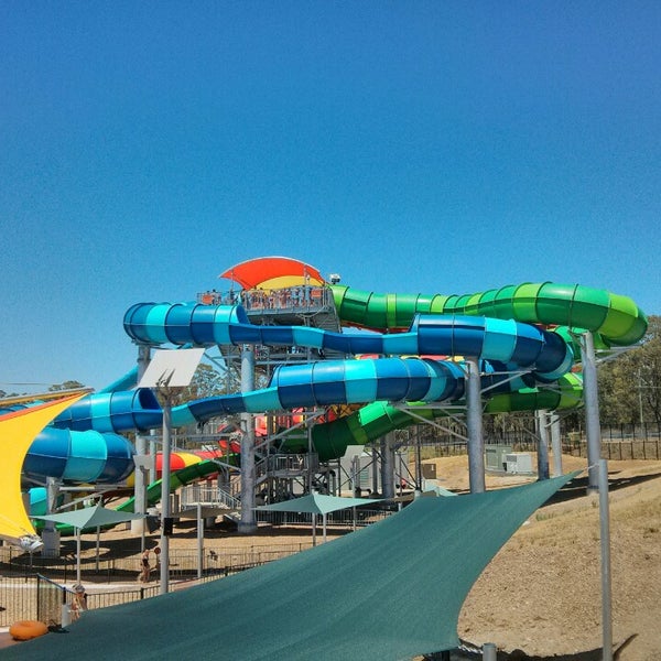 Photo taken at Raging Waters Sydney by Ross B. on 2/3/2014