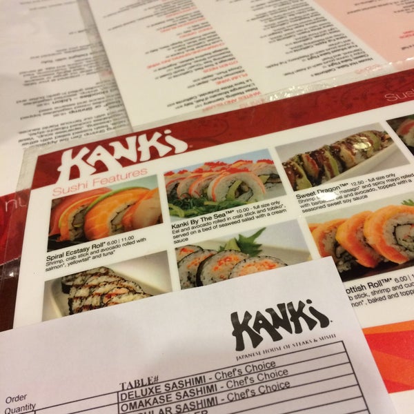 Снимок сделан в Kanki Japanese House of Steaks &amp; Sushi пользователем Tan N. 9/21/2015