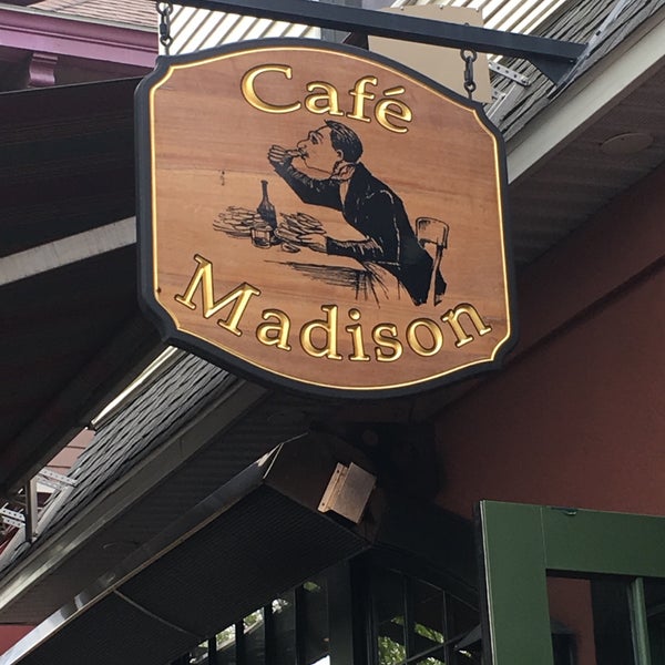 Photo taken at Cafe Madison by Allie F. on 5/21/2016