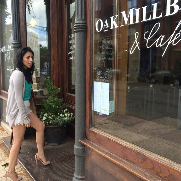 Photo taken at Oak Mill Bakery and Cafe by Ana on 7/28/2014