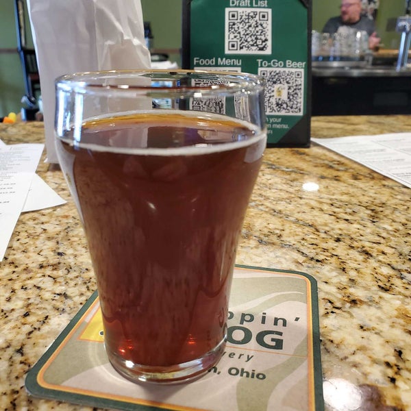 Photo taken at Hoppin&#39; Frog Brewery by Ron H. on 10/23/2021