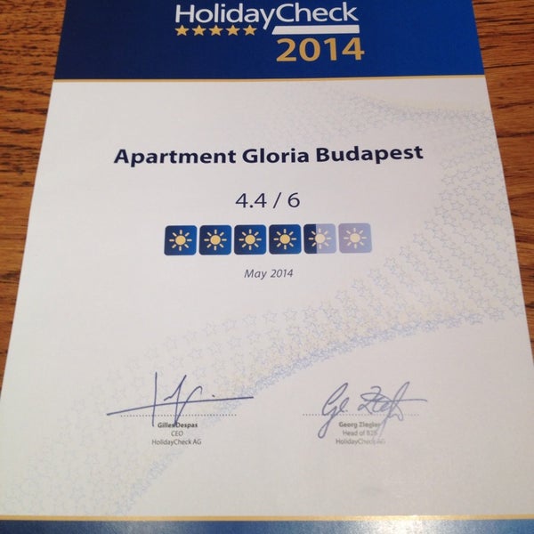Photo prise au Hotel Gloria Budapest City Center * * * par Tom M. le7/24/2014