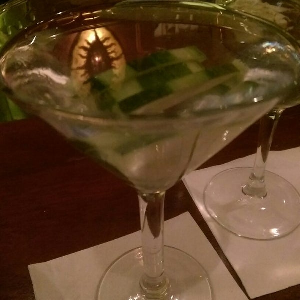10oz martini glasses? Sign me up! Even cut fresh cucumber to go along with the Hendrick's! A+!