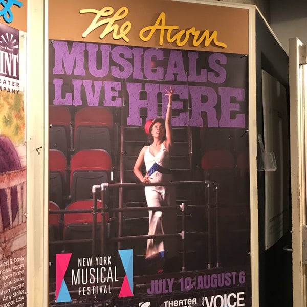 Снимок сделан в Theater Row - The Acorn пользователем Libby 7/16/2017