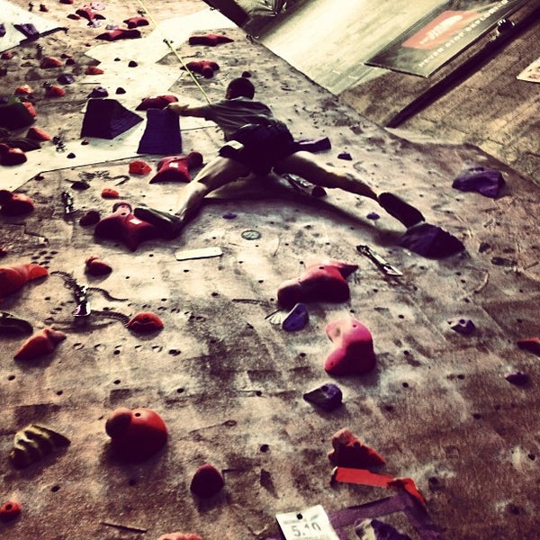 Photo taken at Adventure Rock Climbing Gym Inc by Dominic S. on 8/25/2013