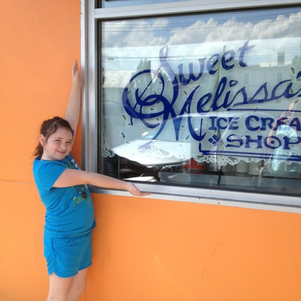 Photo taken at Sweet Melissa&#39;s Ice Cream Shop by Lisa on 7/4/2013