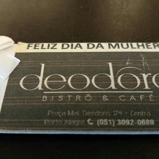 3/8/2016에 Neli F.님이 Deodoro Bistrô &amp; Café에서 찍은 사진