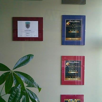Just hung up our 5th consecutive Talk of the Town award! #thankful