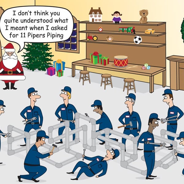 A little plumbing humor to kick off your Holidays!