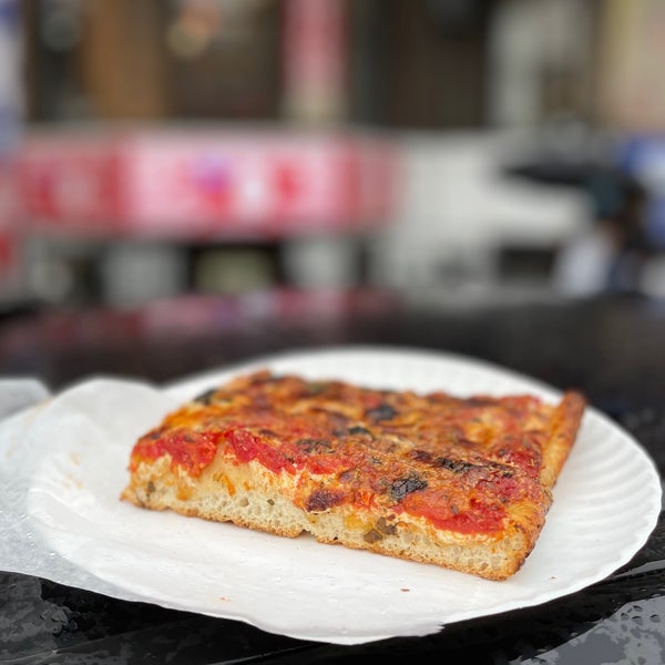 If you don’t grab a slice of the grandma pizza, why are even taking up space on this planet? One of the greatest square slices in the city.