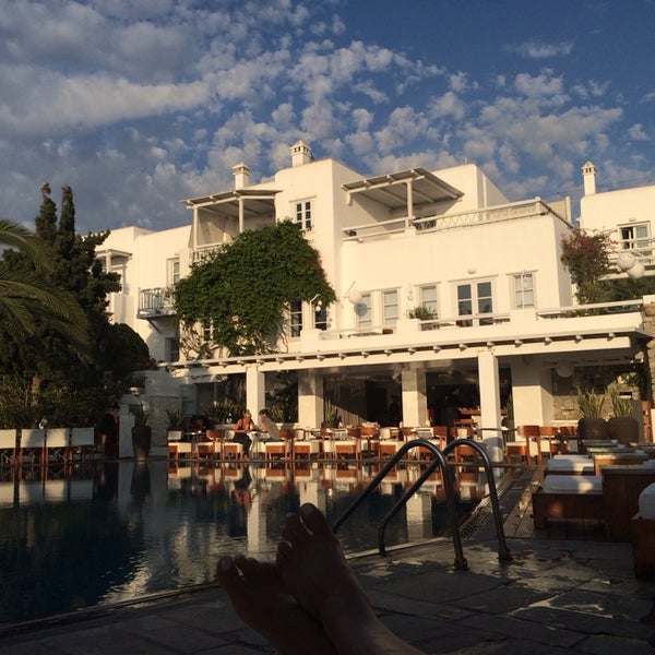 Photo taken at Belvedere Hotel Mykonos by James on 6/15/2014