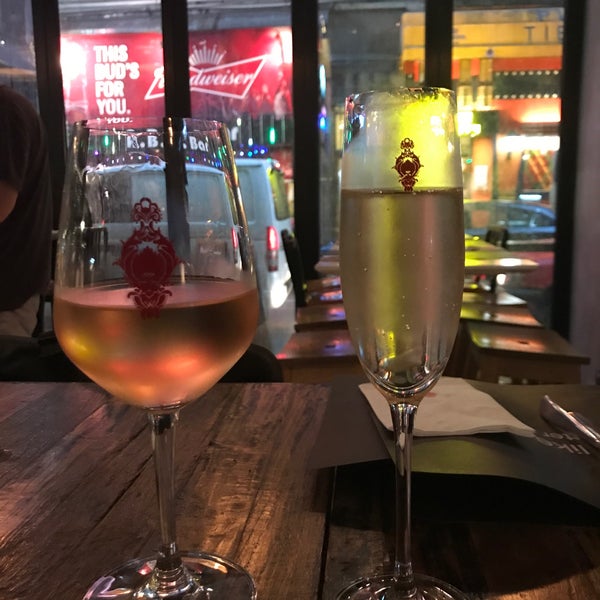 Photo taken at Scarlett Café &amp; Wine Bar by celina on 9/1/2017