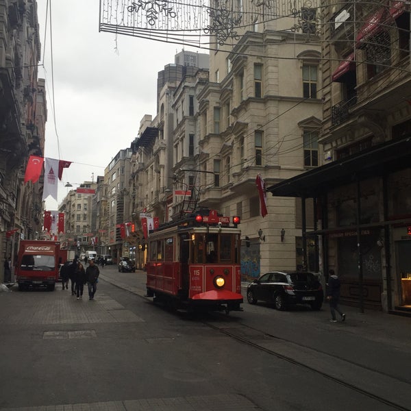 Photo taken at İstiklal Avenue by Yetkin A. on 11/7/2015