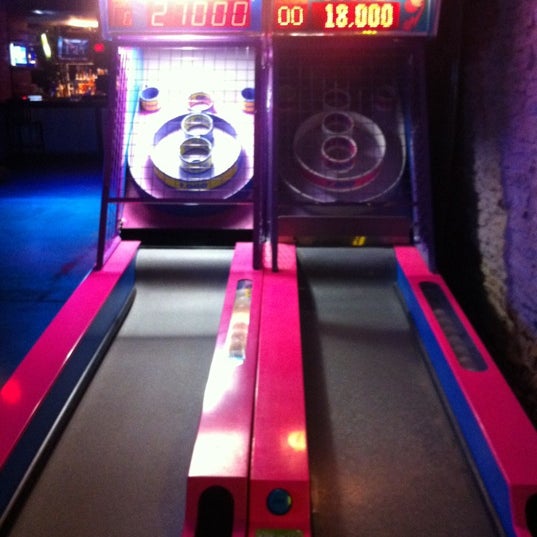 Free skeeball with white balls instead of ol dingy brown ones!