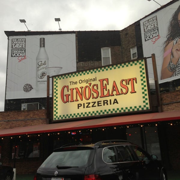 Photo taken at Gino&#39;s East by Nick on 3/24/2013