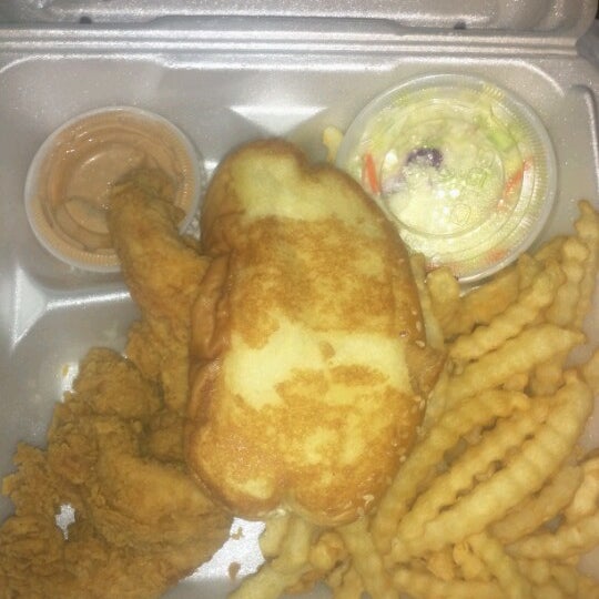 Photo taken at Raising Cane&#39;s Chicken Fingers by Amanda A. on 12/6/2012