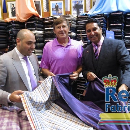 #CraigSager stopped by our store today... #craigsager #fashion #mensfabrics #bespoke #exclusive @nbamusings @NBA
