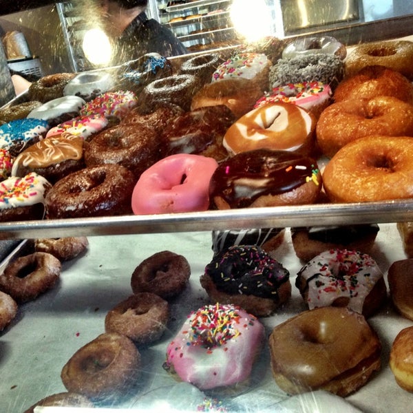 Photo taken at Julie Darling Donuts by Jennifer C. on 3/9/2013