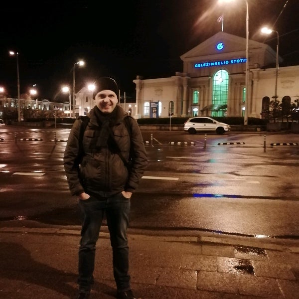 Photo taken at Vilnius Train Station by Игорь Л. on 2/27/2020