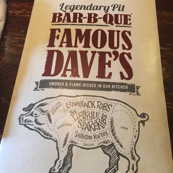 Photo taken at Famous Dave&#39;s by Rob E. on 7/10/2016