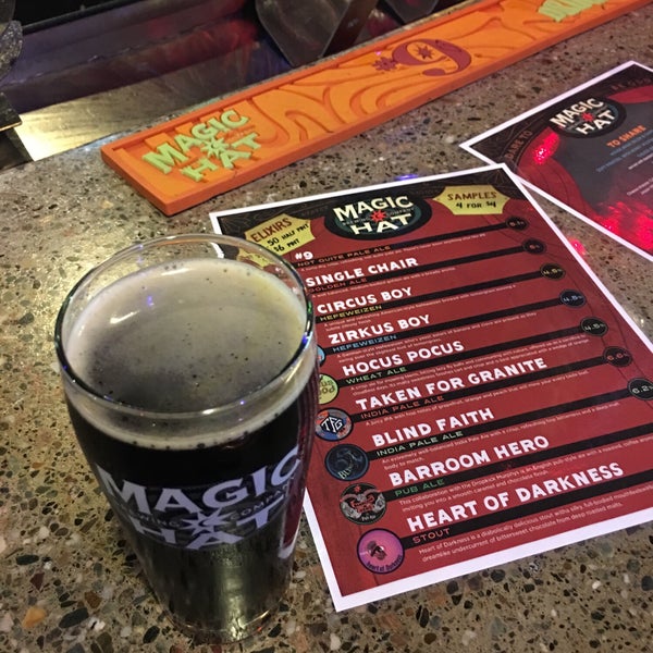 Photo taken at Magic Hat Brewing Company by Patrick F. on 7/11/2018